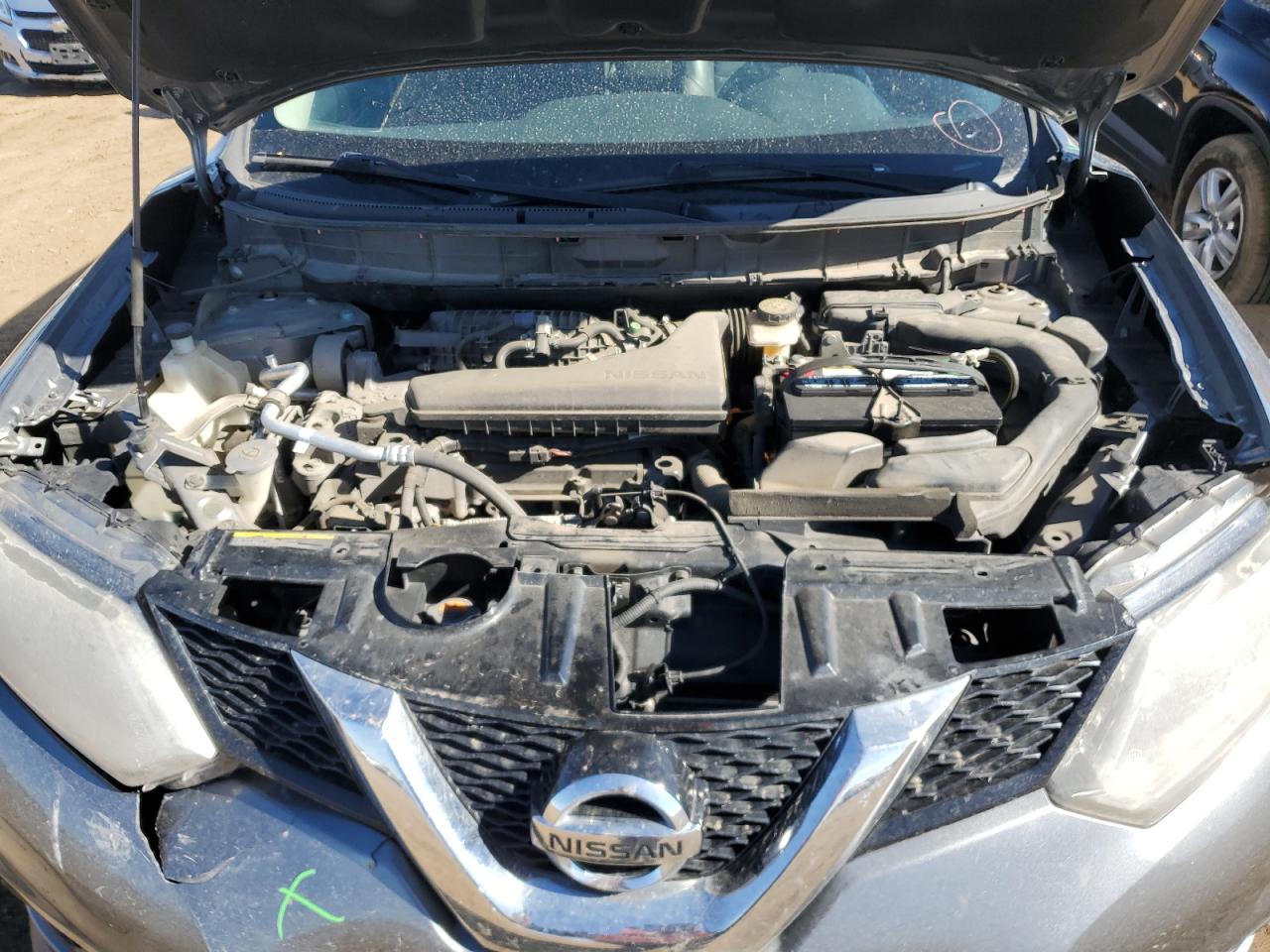 2015 Nissan Rogue VIN KNMAT2MV5FP587101 Copart auction photo, front end damage thumbnail 12