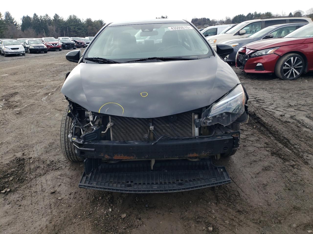 2017 Toyota Corolla VIN 5YFBURHE6HP720292 Copart auction photo, front end / minor dent/scratches damage thumbnail 5