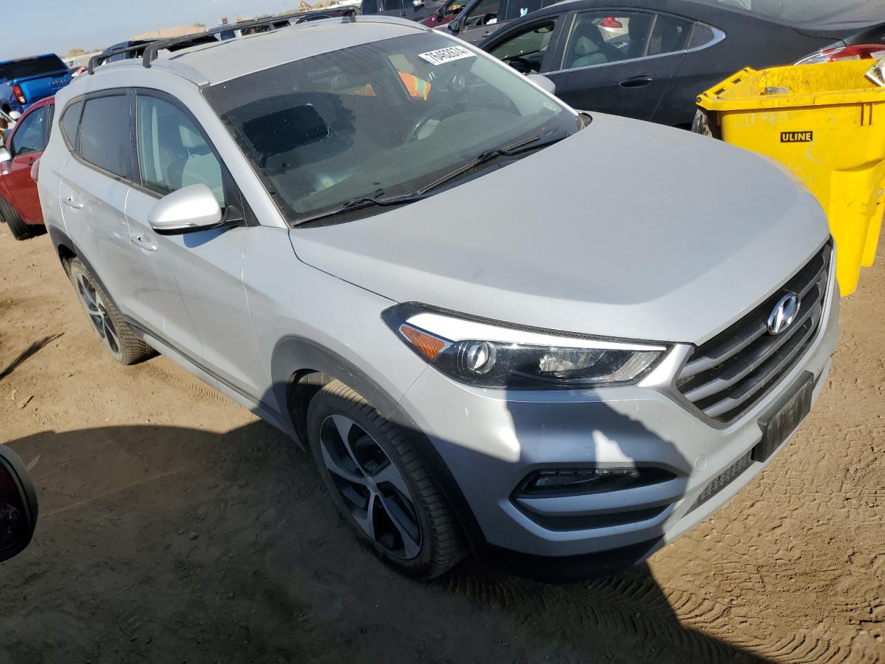 2018 Hyundai Tucson VIN KM8J3CAL7JU827621 Copart auction photo, all over damage thumbnail 4