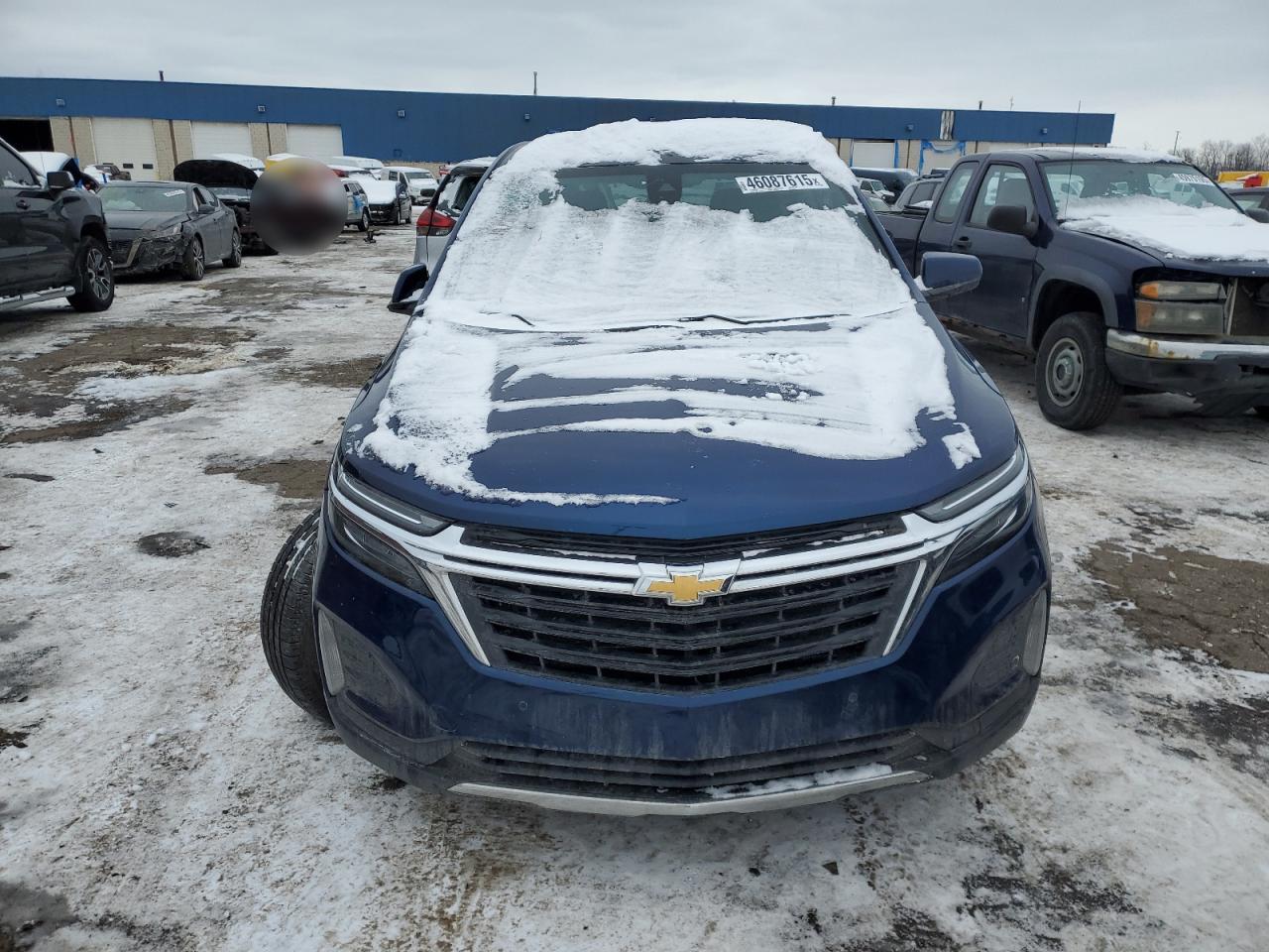 2022 Chevrolet Equinox VIN 3GNAXKEV1NL280285 Copart auction photo, all over damage thumbnail 5