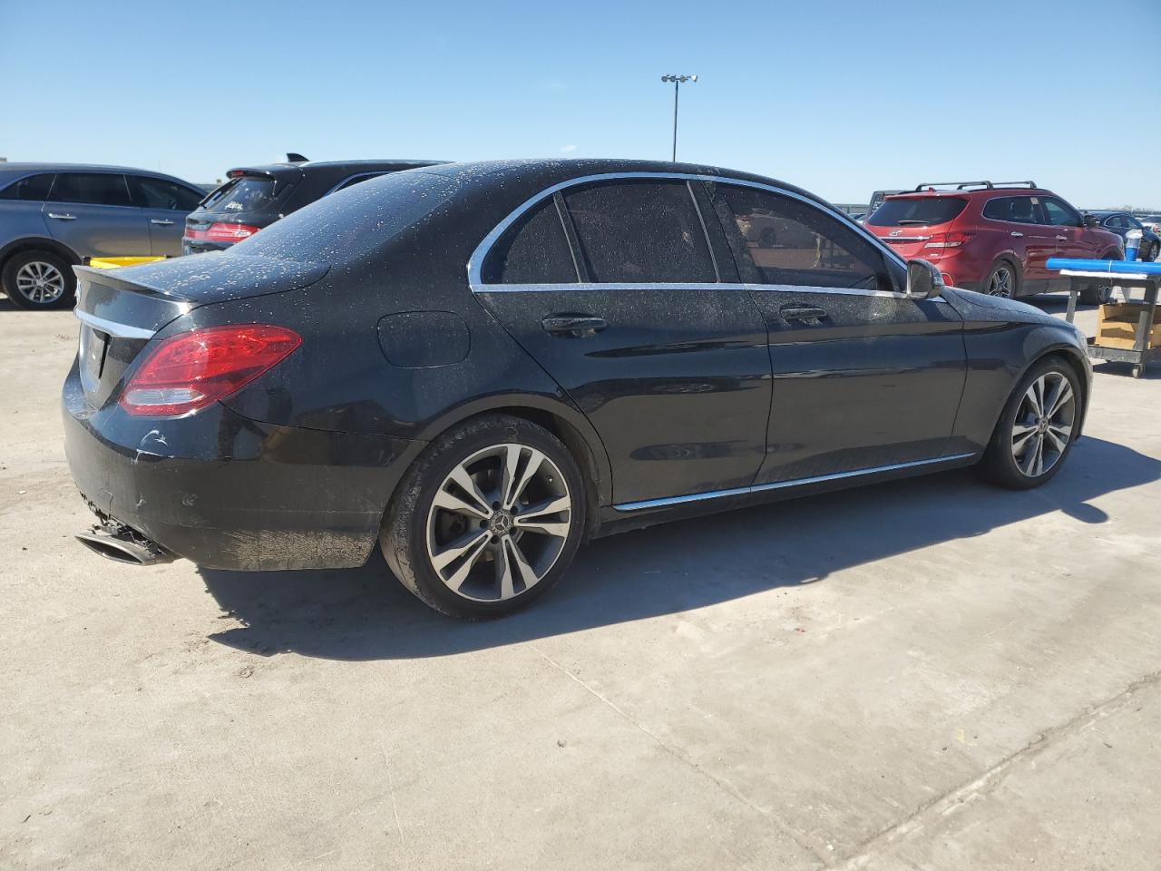 2018 Mercedes-Benz C-klasse VIN 55SWF4JB8JU246277 Copart auction photo, front end damage thumbnail 3