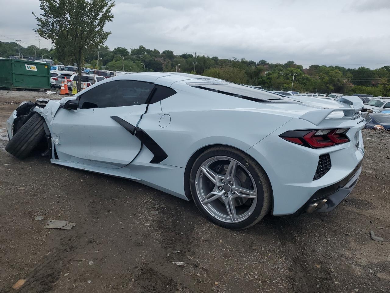 2023 Chevrolet Corvette VIN 1G1YA2D41P5109369 Copart auction photo, side / undercarriage damage thumbnail 2
