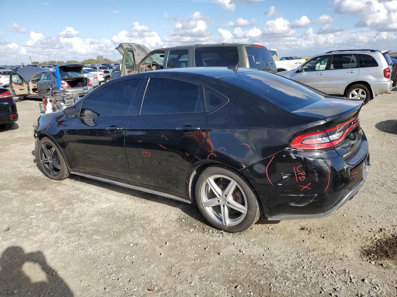 2014 Dodge Dart VIN 1C3CDFEBXED918695 Copart auction photo, all over damage thumbnail 2