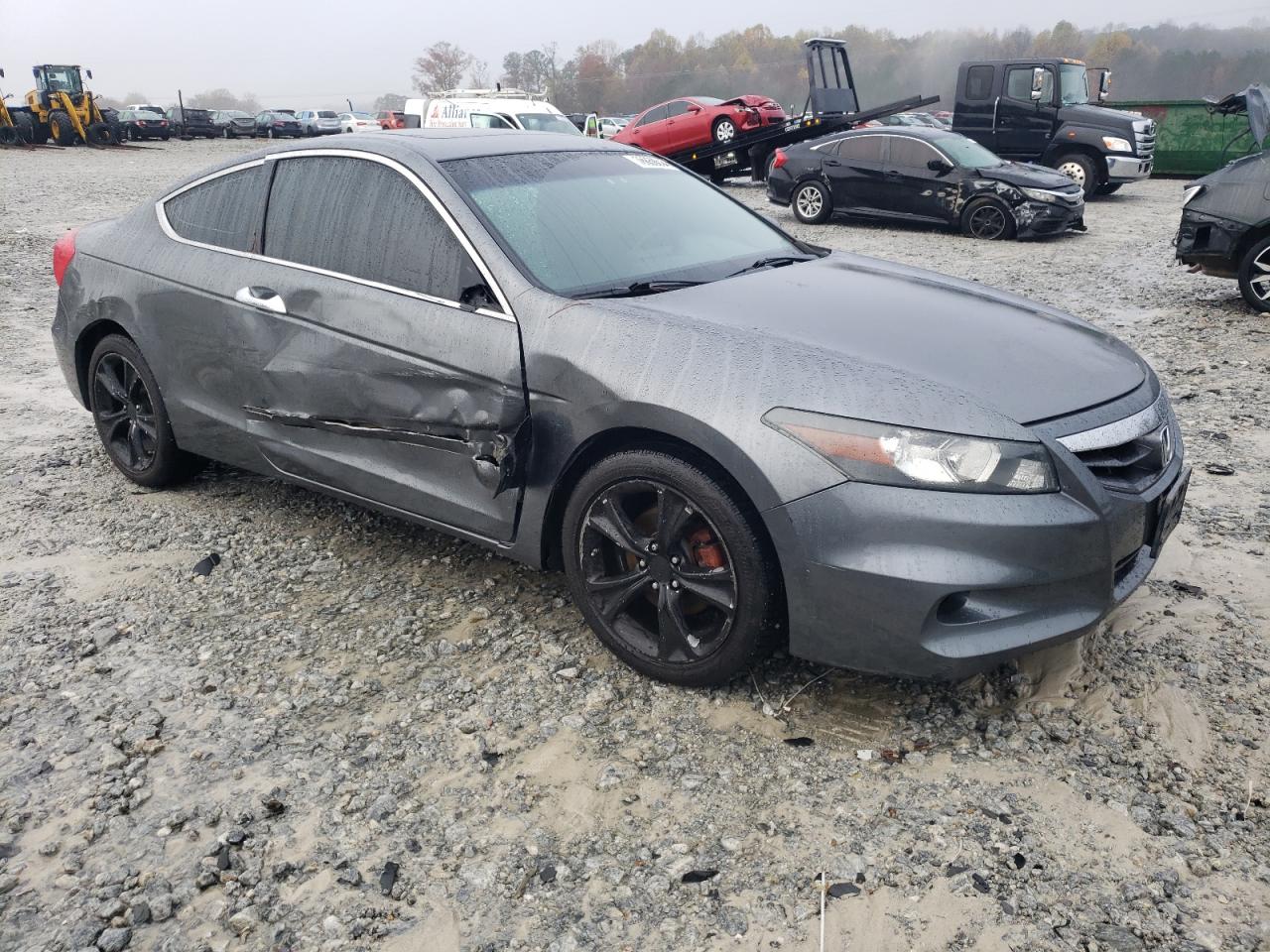 2011 Honda Accord VIN 1HGCS2B87BA001070 Copart auction photo, side damage thumbnail 4