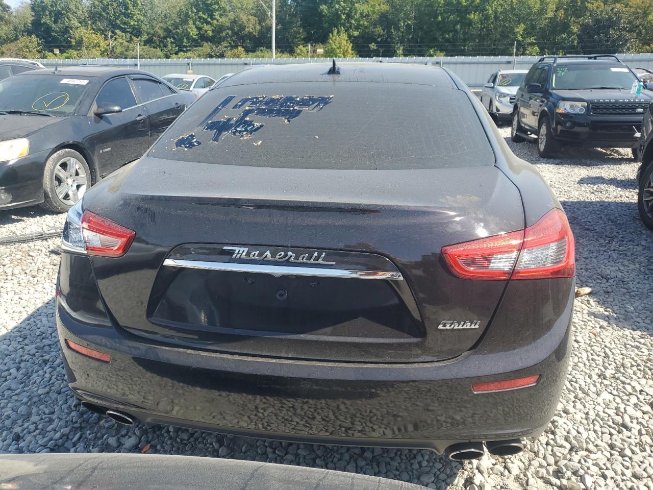 2015 Maserati Ghibli VIN ZAM57XSA3F1135357 Copart auction photo, front end / rear end damage thumbnail 6