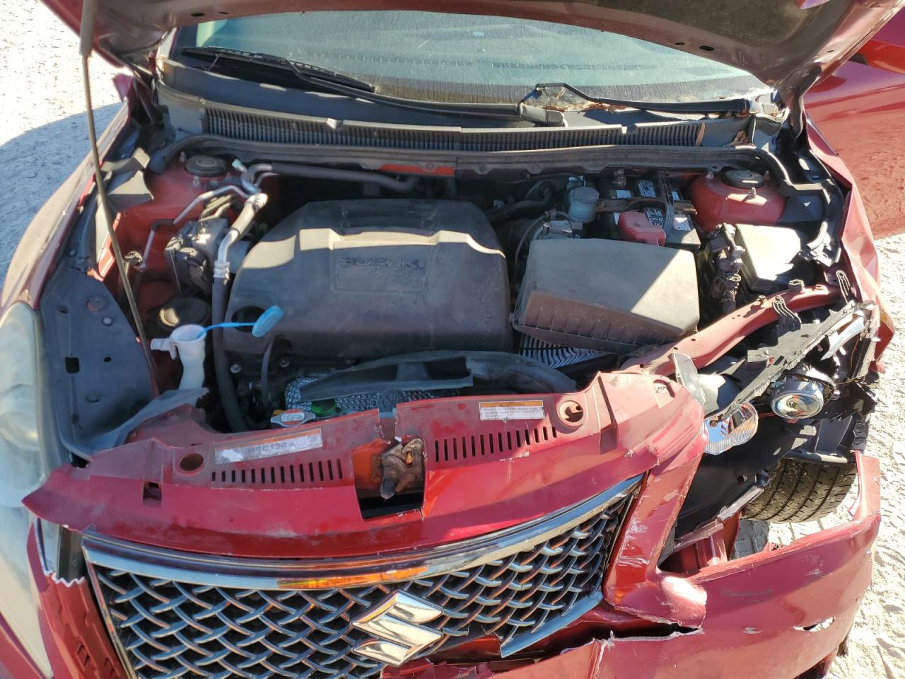 2012 Suzuki Kizashi VIN JS2RF9A38C6100213 Copart auction photo, all over damage thumbnail 12