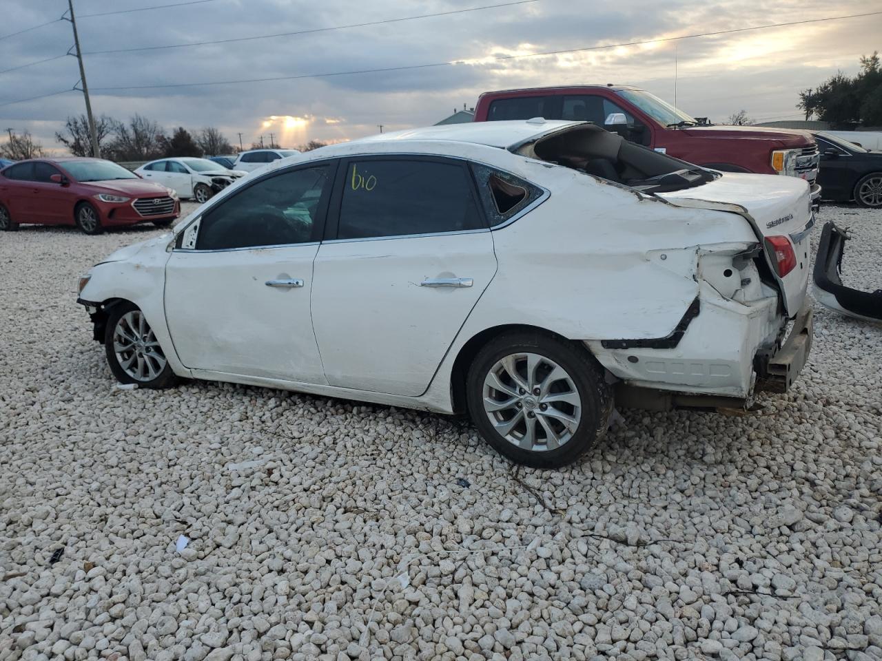 2019 Nissan Sentra VIN 3N1AB7AP4KY360872 Copart auction photo, all over damage thumbnail 2