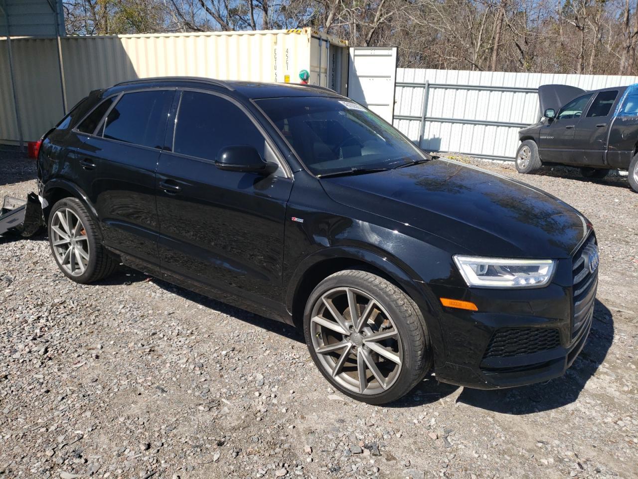 2018 Audi Q3 VIN WA1HCCFSXJR030201 Copart auction photo, rear end damage thumbnail 4