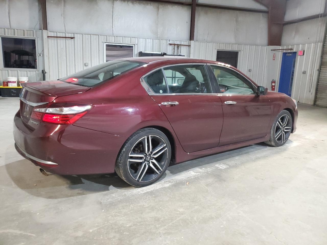 2016 Honda Accord VIN 1HGCR2F5XGA040884 Copart auction photo, side damage thumbnail 3