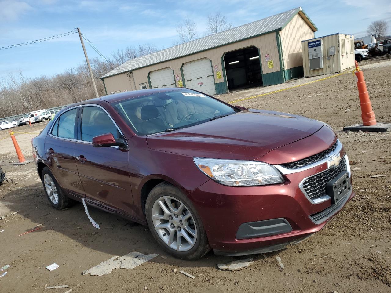 2015 Chevrolet Malibu VIN 1G11C5SLXFF191943 Copart auction photo, side damage thumbnail 4