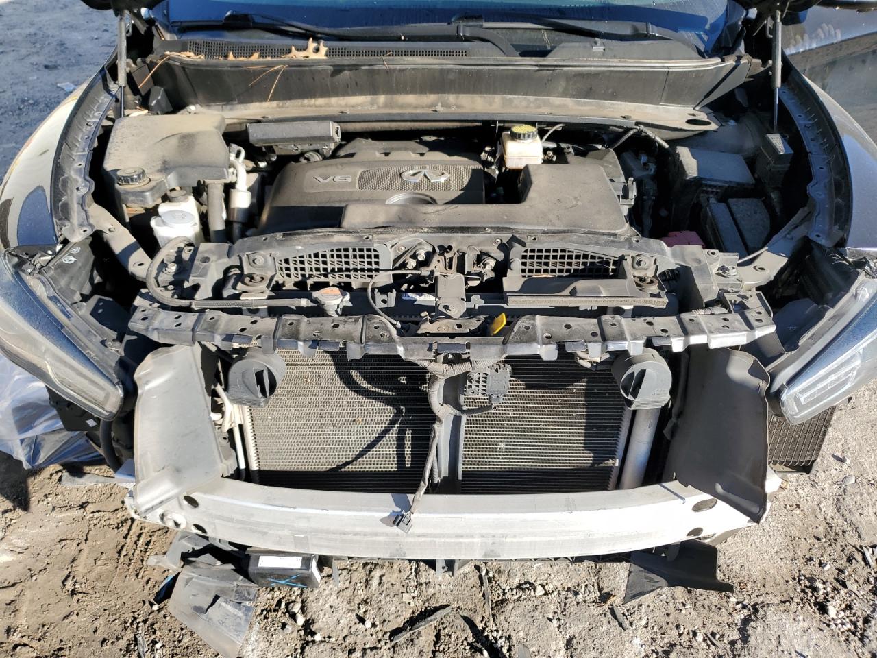 2017 Infiniti QX60 VIN 5N1DL0MN1HC560517 Copart auction photo, front end damage thumbnail 12