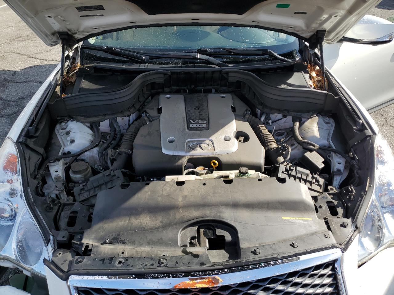 2017 Infiniti QX50 VIN JN1BJ0RR8HM411080 Copart auction photo, front end / minor dent/scratches damage thumbnail 13