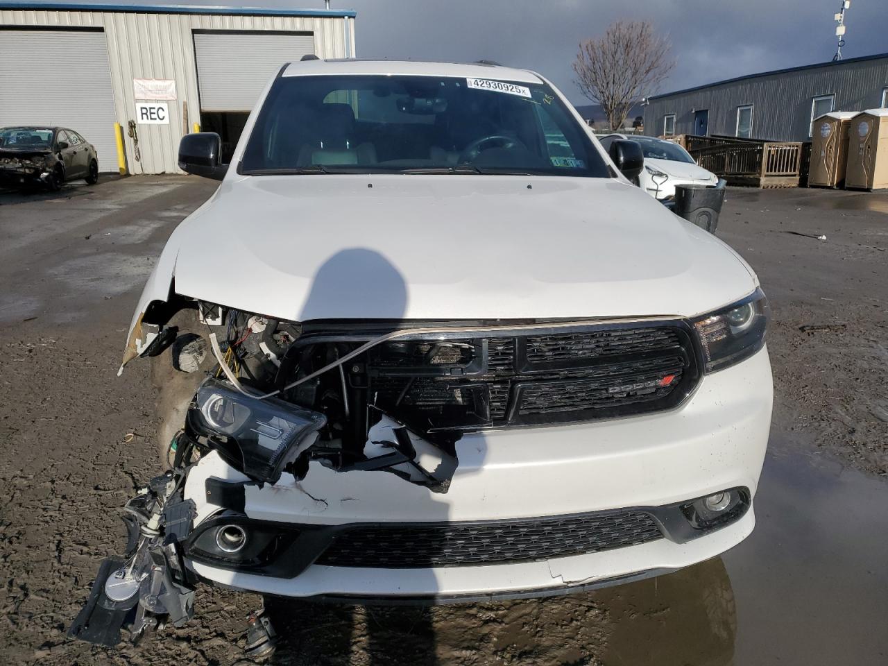 2017 Dodge Durango VIN 1C4RDJDG3HC629836 Copart auction photo, front end damage thumbnail 5