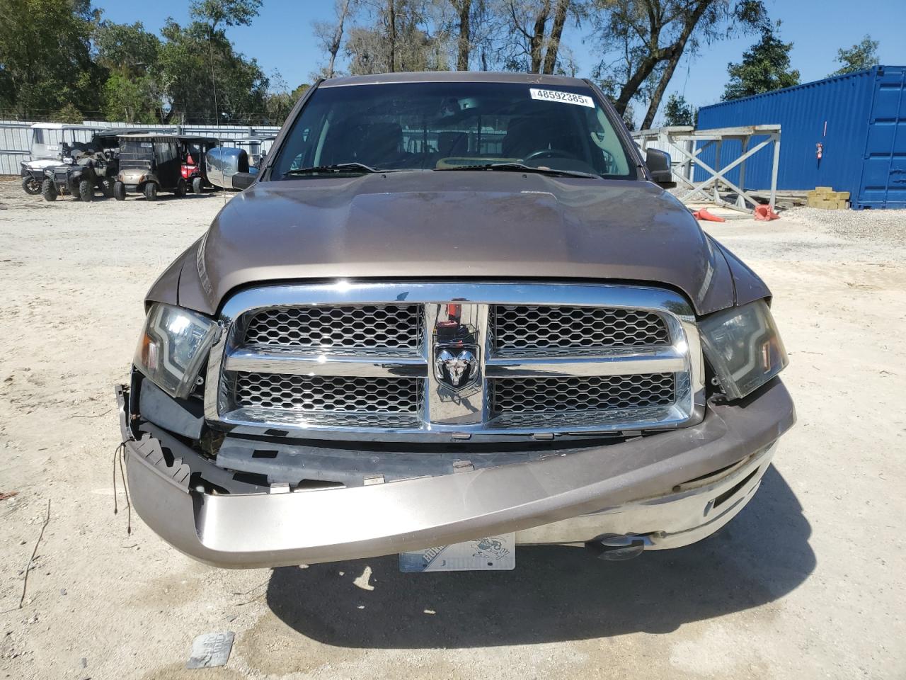 2010 Dodge RAM VIN 1D7RV1CT6AS151814 Copart auction photo, front end / rear end damage thumbnail 5