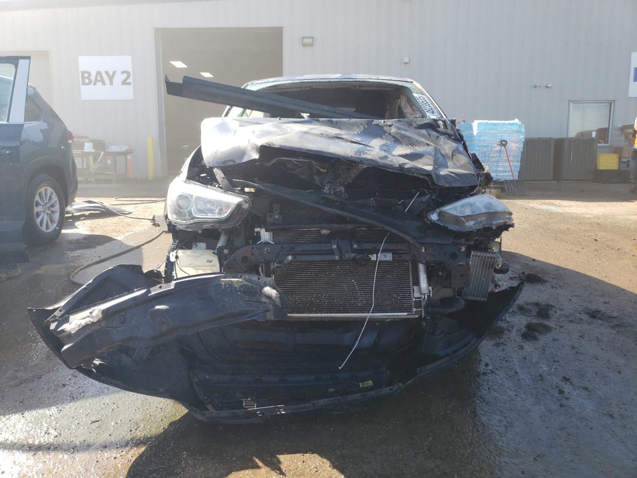 2014 Mitsubishi Outlander VIN 4A4AR3AUXEE027285 Copart auction photo, rollover / front end damage thumbnail 5