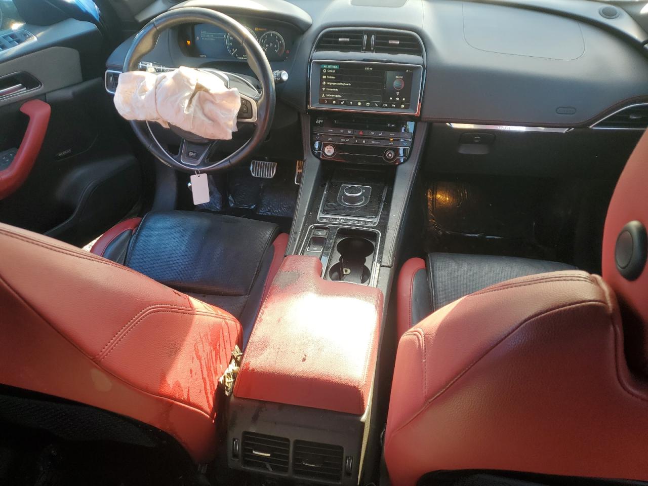 2018 Jaguar F-Pace VIN SADCM2FV7JA296358 Copart auction photo, side / rear end damage thumbnail 8