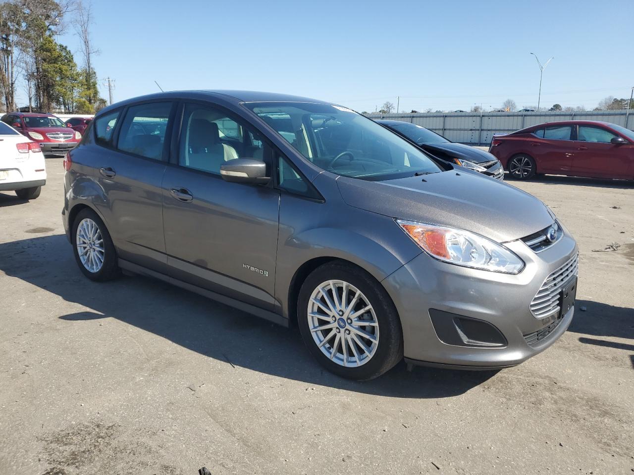 2014 Ford C-MAX VIN 1FADP5AU7EL518176 Copart auction photo, front end / side damage thumbnail 4