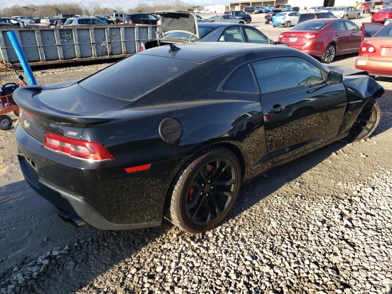 2015 Chevrolet Camaro VIN 2G1FJ1EW4F9174056 Copart auction photo, front end damage thumbnail 3