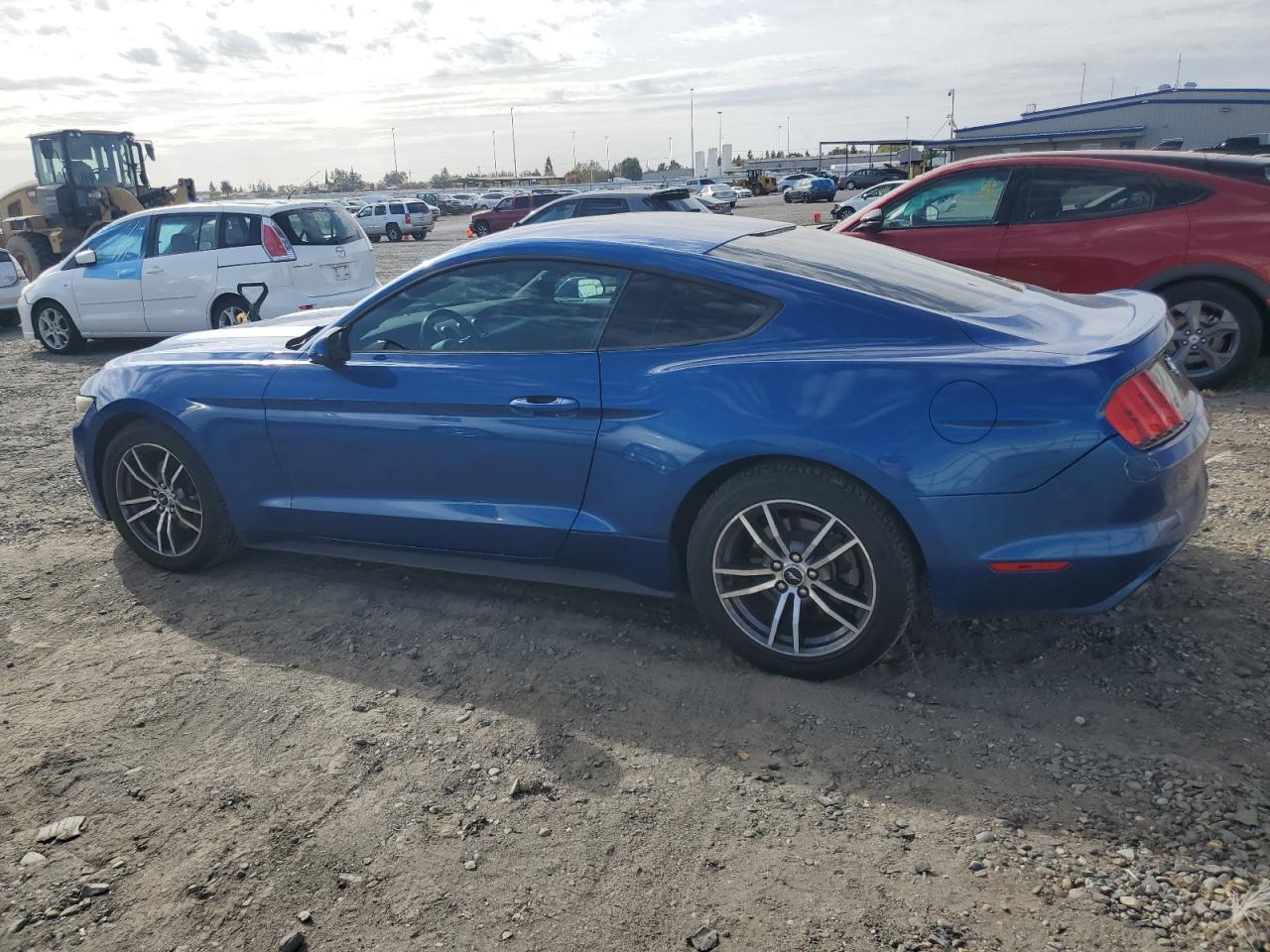 2017 Ford Mustang VIN 1FA6P8TH7H5259899 Copart auction photo, side / front end damage thumbnail 2