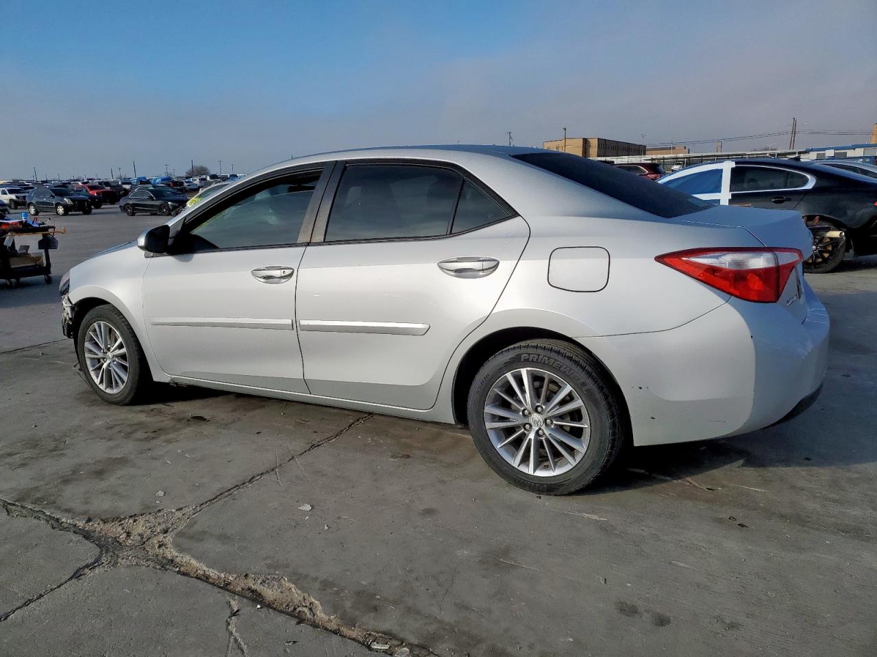 2014 Toyota Corolla VIN 5YFBURHE6EP014791 Copart auction photo, front end damage thumbnail 2