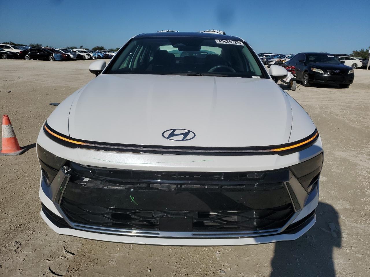 2024 Hyundai Sonata VIN KMHL14JA0RA349381 Copart auction photo, rear end damage thumbnail 5