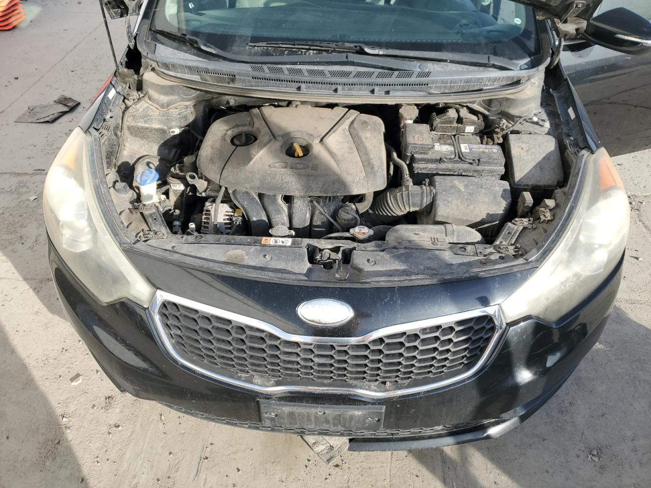 2014 KIA Forte VIN KNAFX4A81E5056618 Copart auction photo, rear end damage thumbnail 11
