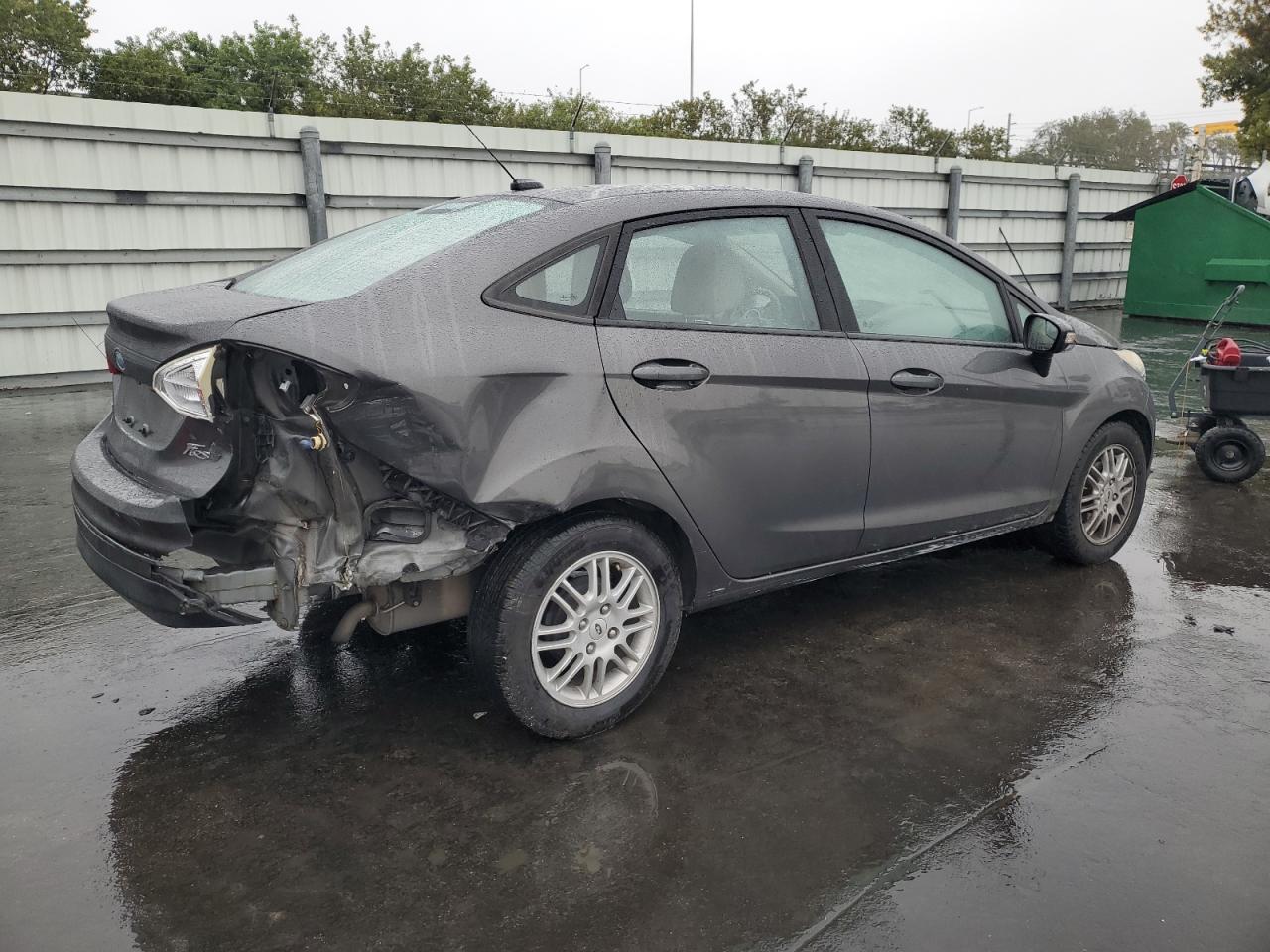 2015 Ford Fiesta VIN 3FADP4BJXFM178584 Copart auction photo, rear end / front end damage thumbnail 3