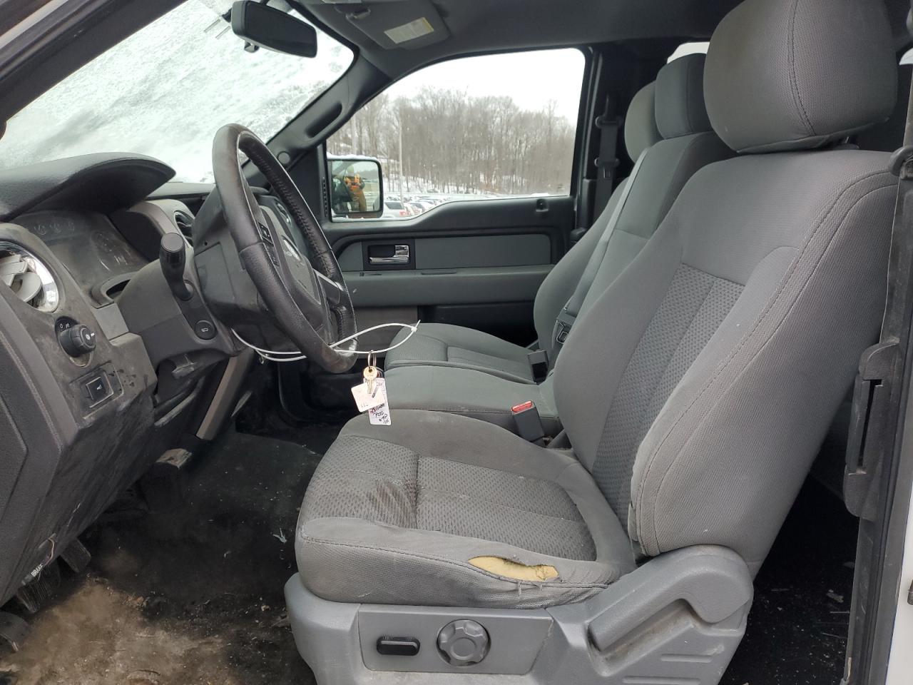 2012 Ford F-150 VIN 1FTFX1EF0CFC66595 Copart auction photo, front end / side damage thumbnail 7