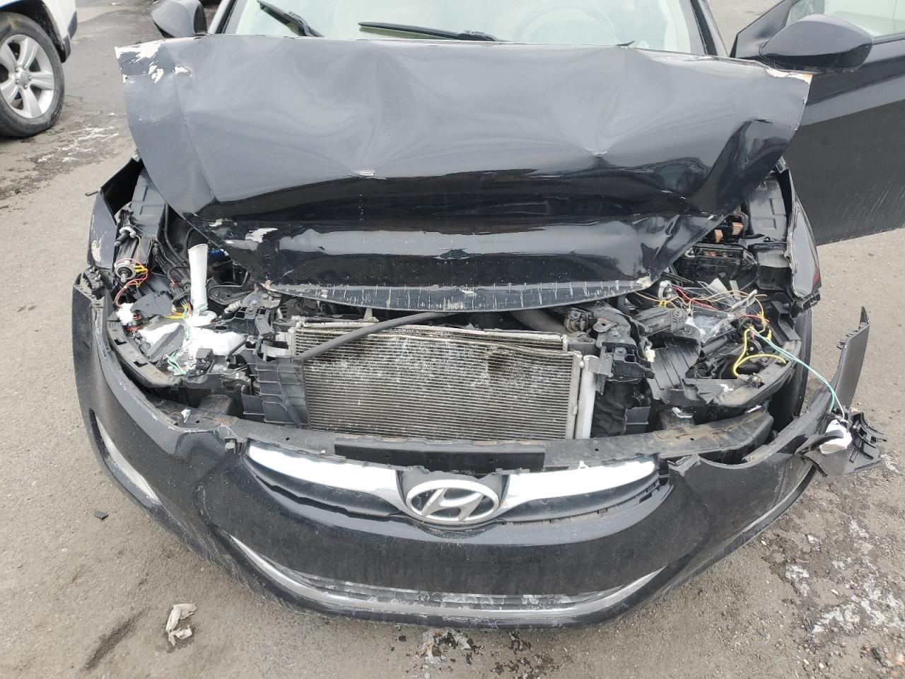 2013 Hyundai Elantra VIN 5NPDH4AE6DH331993 Copart auction photo, front end damage thumbnail 11
