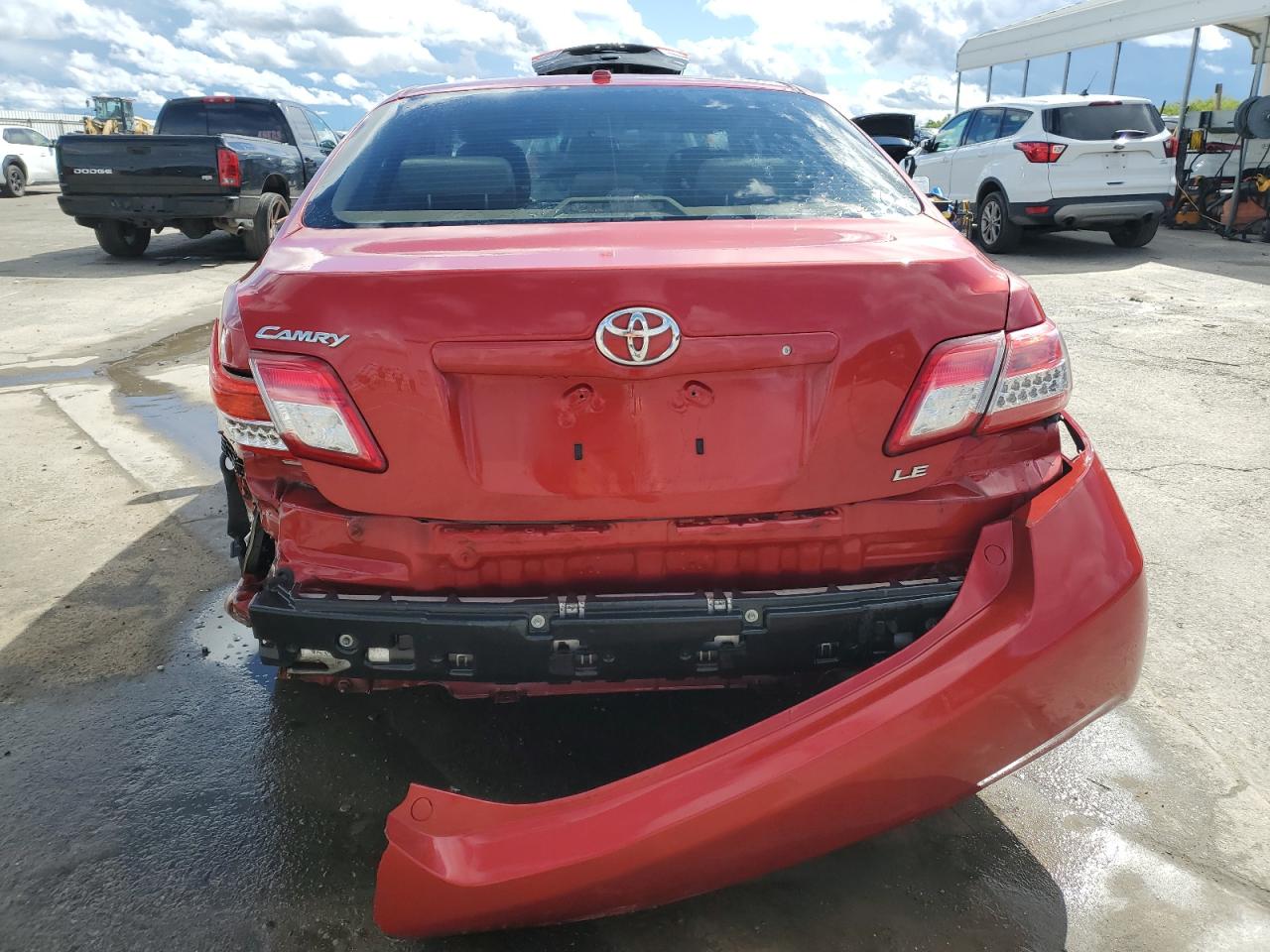 2010 Toyota Camry VIN 4T1BF3EK9AU105743 Copart auction photo, rear end / front end damage thumbnail 6