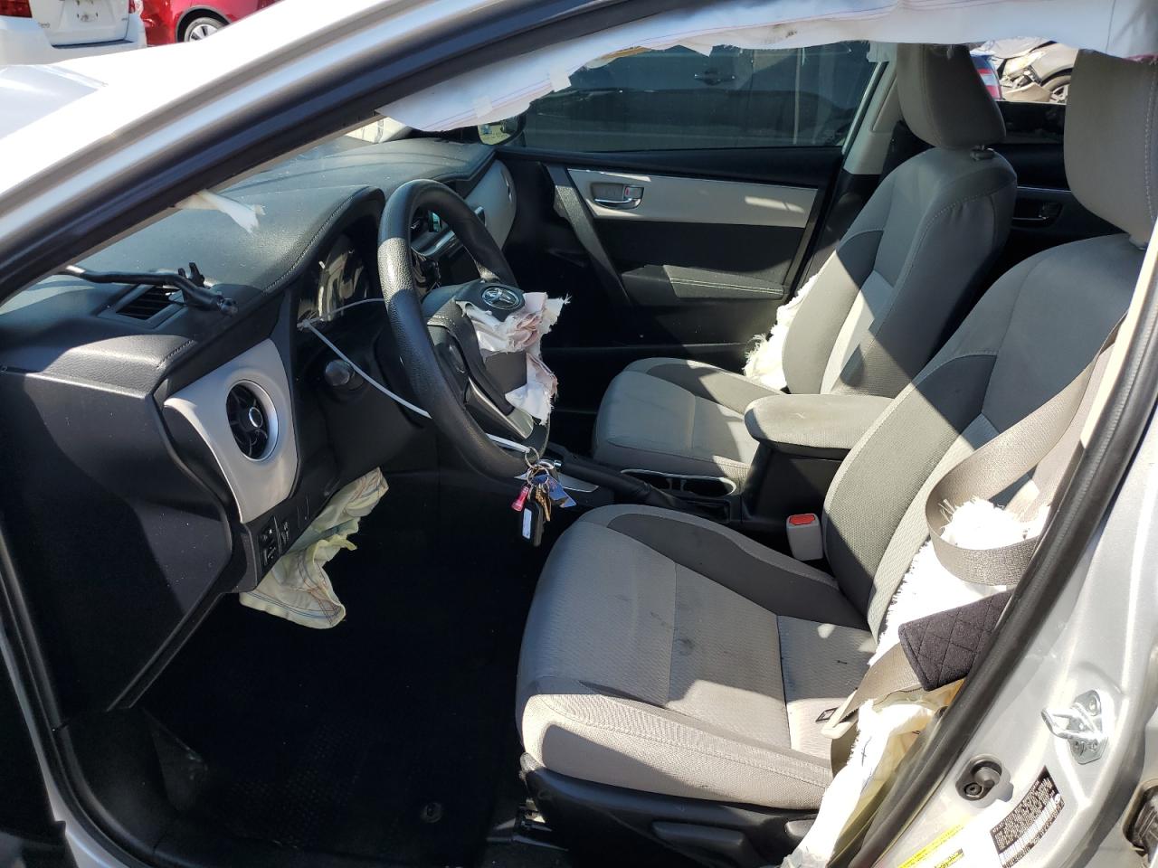 2017 Toyota Corolla VIN 5YFBURHE5HP629479 Copart auction photo, front end / side damage thumbnail 7