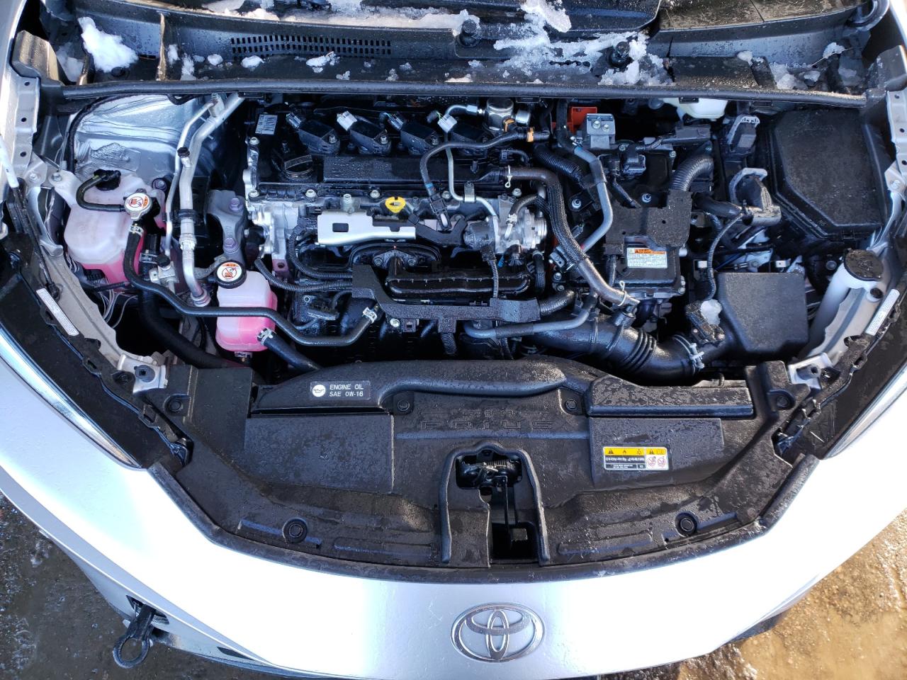 2024 Toyota Prius VIN JTDACAAU4R3020301 Copart auction photo, front end / undercarriage damage thumbnail 11