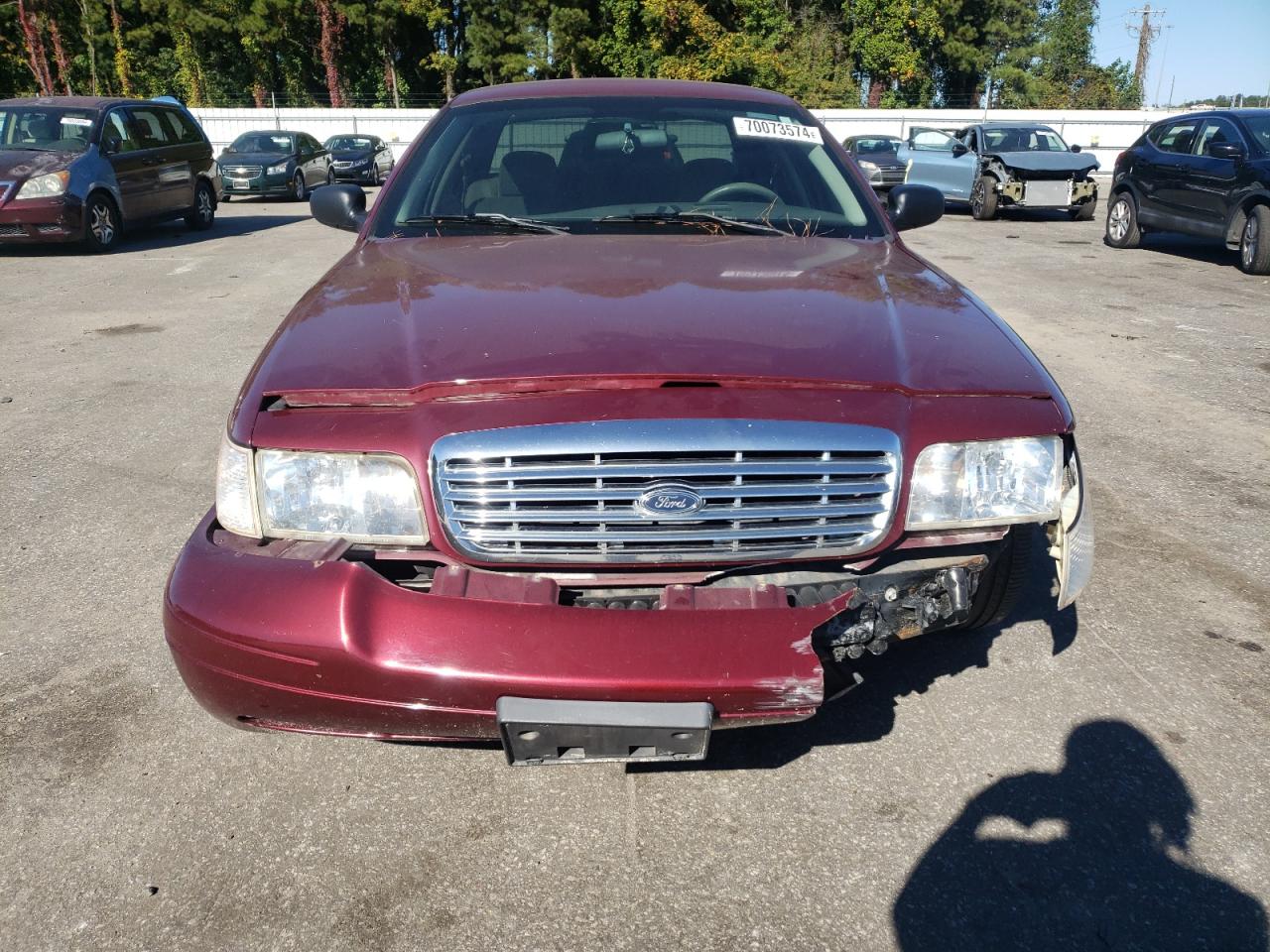 2010 Ford Crown Victoria VIN 2FABP7BV7AX117265 Copart auction photo, front end damage thumbnail 5