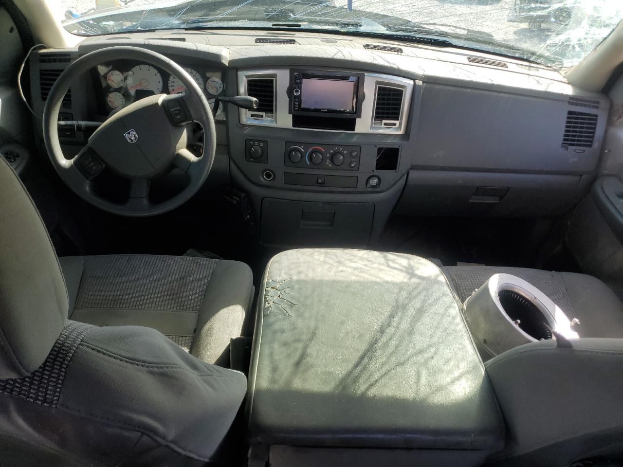 2008 Dodge RAM VIN 3D7KS28DX8G130354 Copart auction photo, rollover damage thumbnail 8