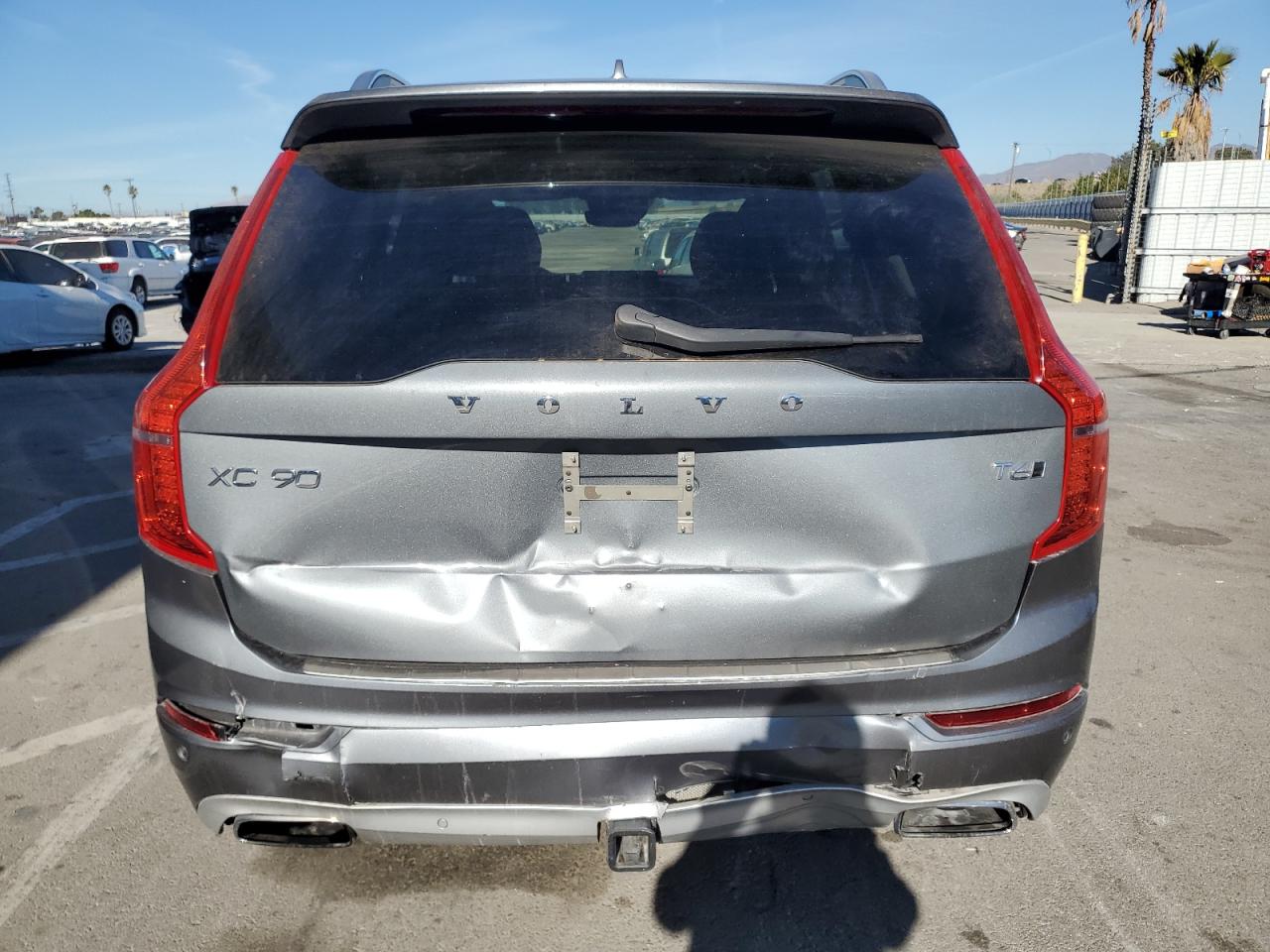 2016 Volvo XC90 VIN YV4A22PK4G1066408 Copart auction photo, rear end / side damage thumbnail 6