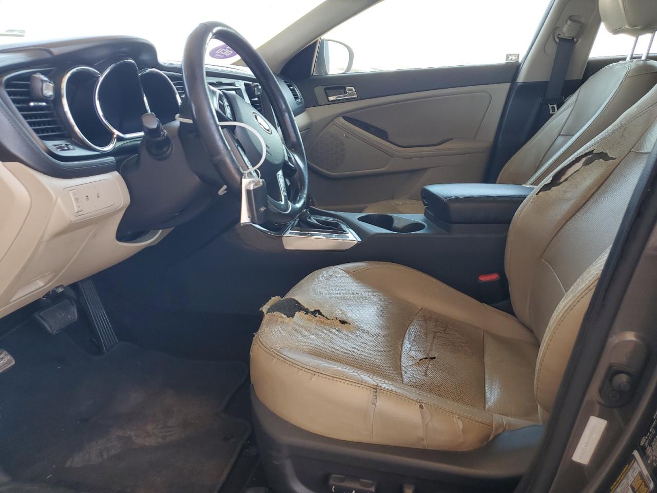 2013 KIA Optima VIN 5XXGN4A74DG129253 Copart auction photo, front end damage thumbnail 7