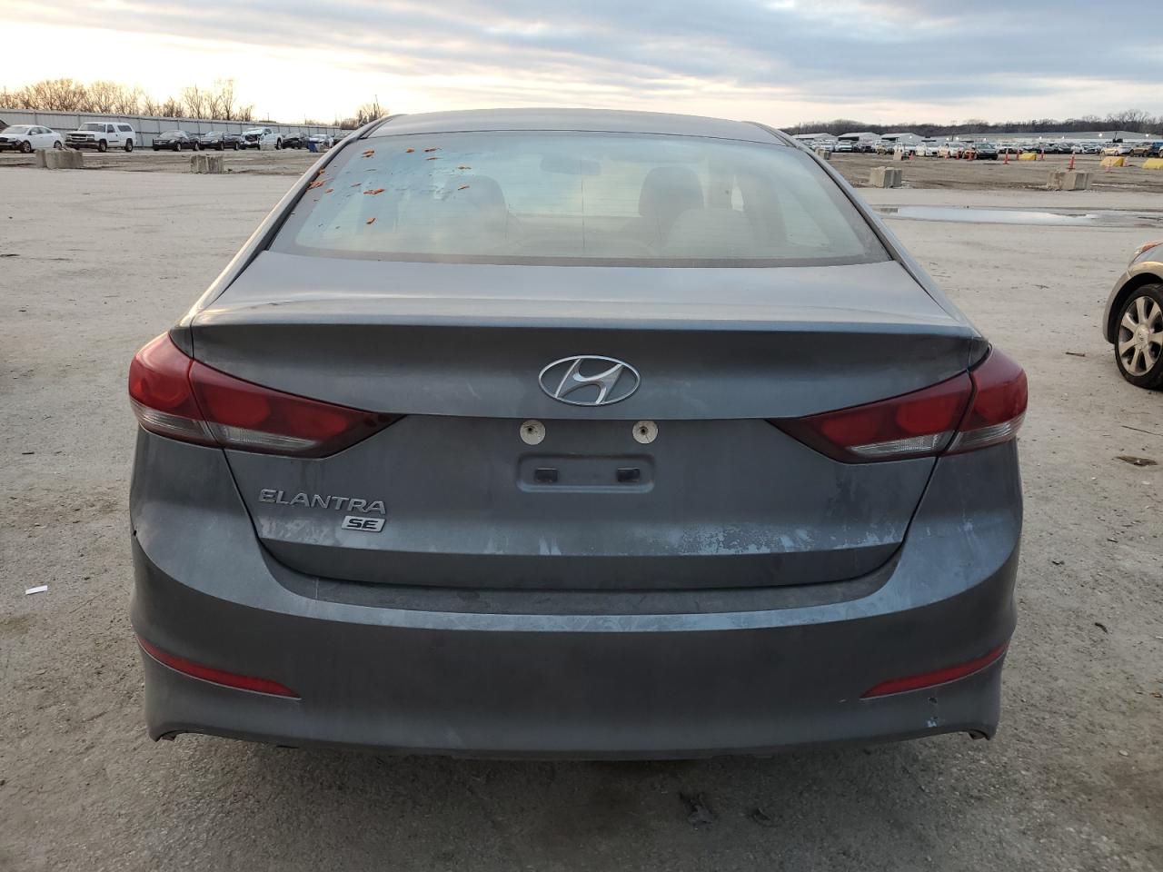 2018 Hyundai Elantra VIN 5NPD74LFXJH346579 Copart auction photo, vandalism damage thumbnail 6