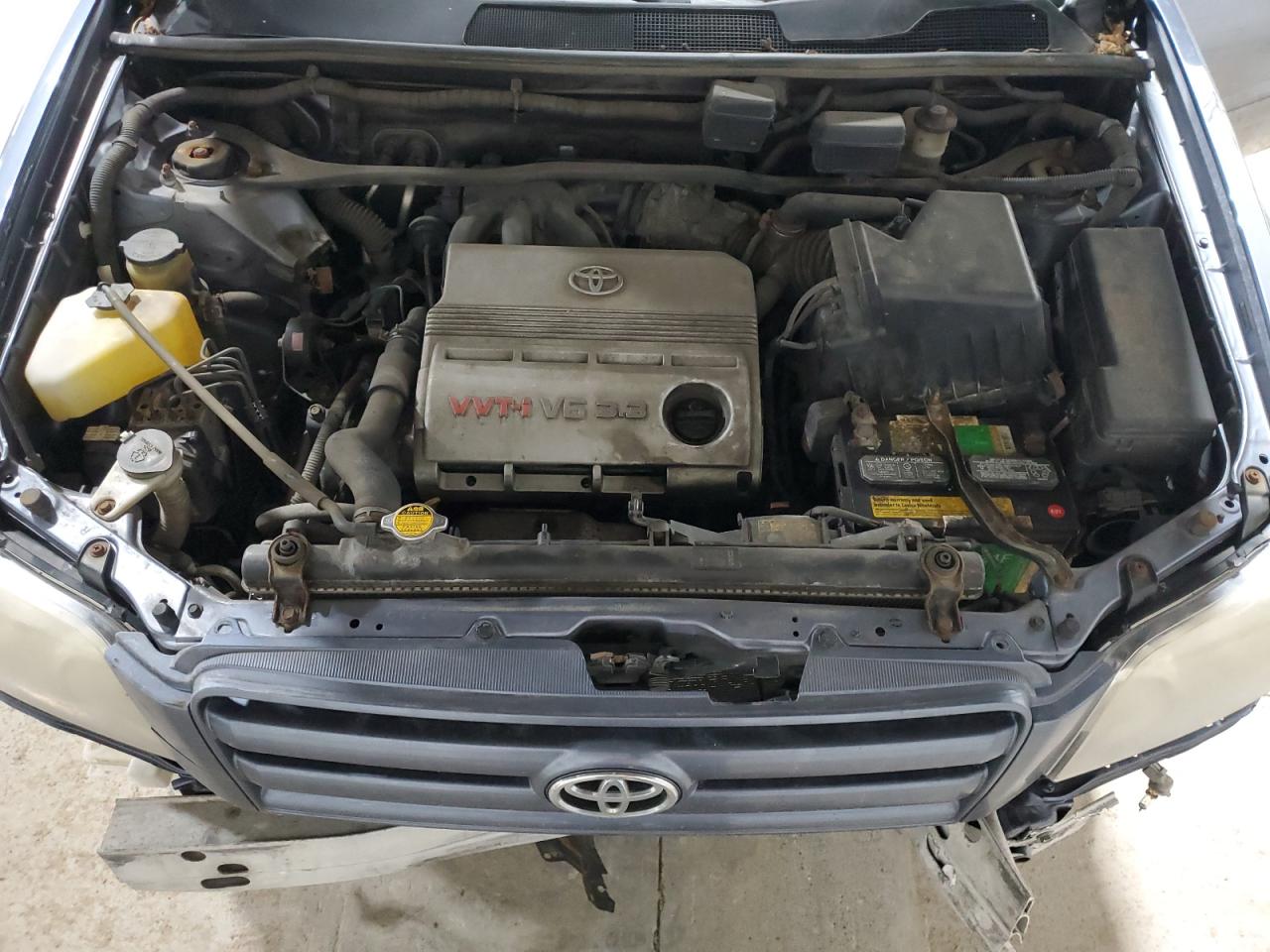 2007 Toyota Highlander VIN JTEEP21AX70192411 Copart auction photo, front end damage thumbnail 12