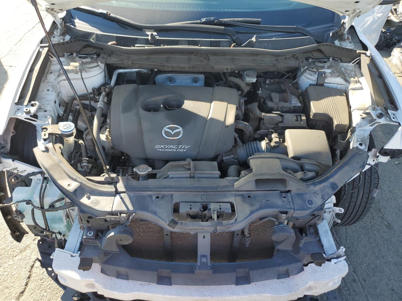 2016 Mazda CX-5 VIN JM3KE2CY0G0871070 Copart auction photo, front end damage thumbnail 12