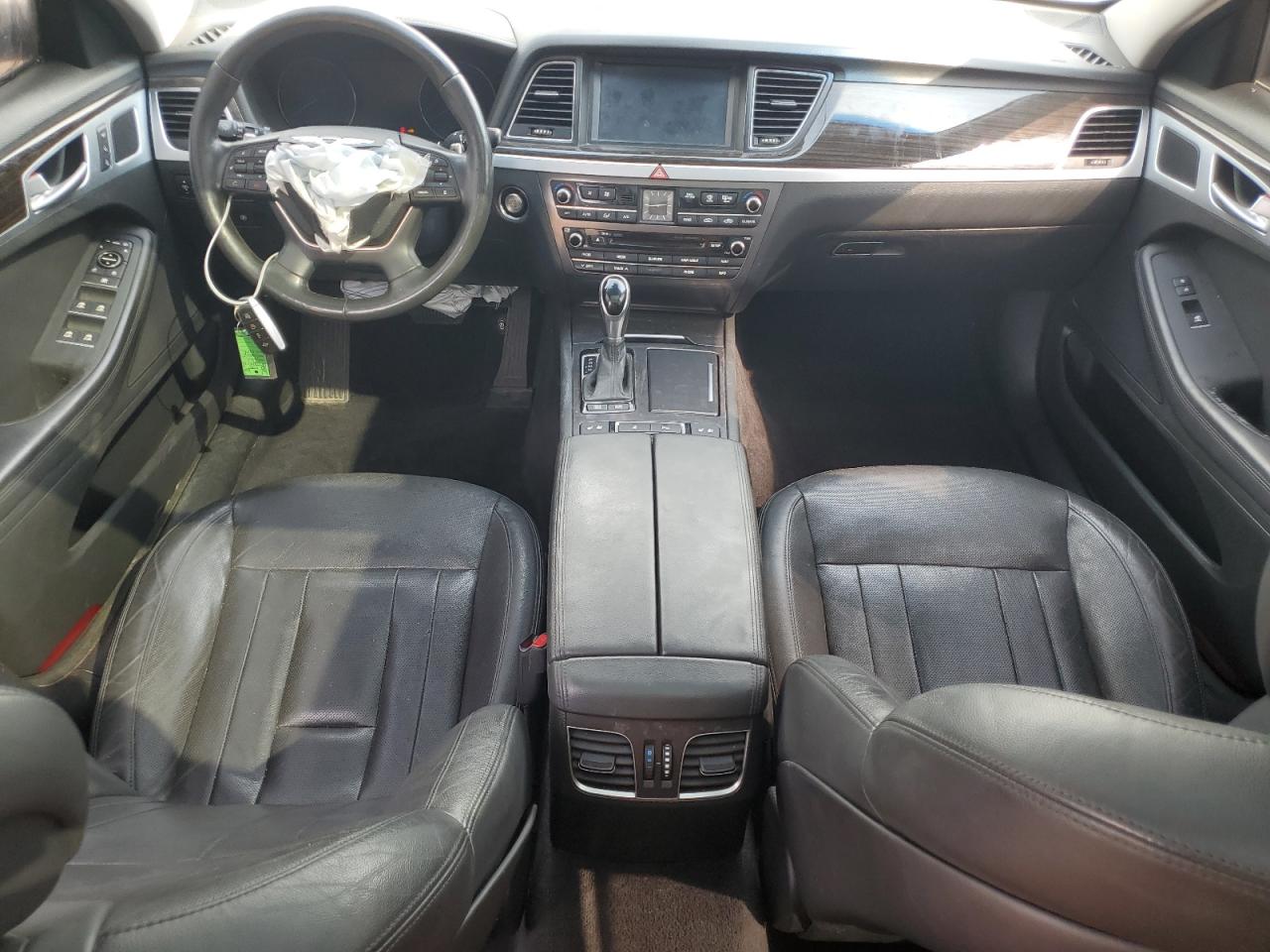2017 Genesis G80 VIN KMHGN4JE1HU172474 Copart auction photo, front end / minor dent/scratches damage thumbnail 8
