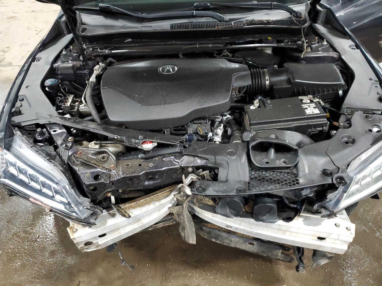 2015 Acura TLX VIN 19UUB3F57FA000890 Copart auction photo, front end damage thumbnail 12