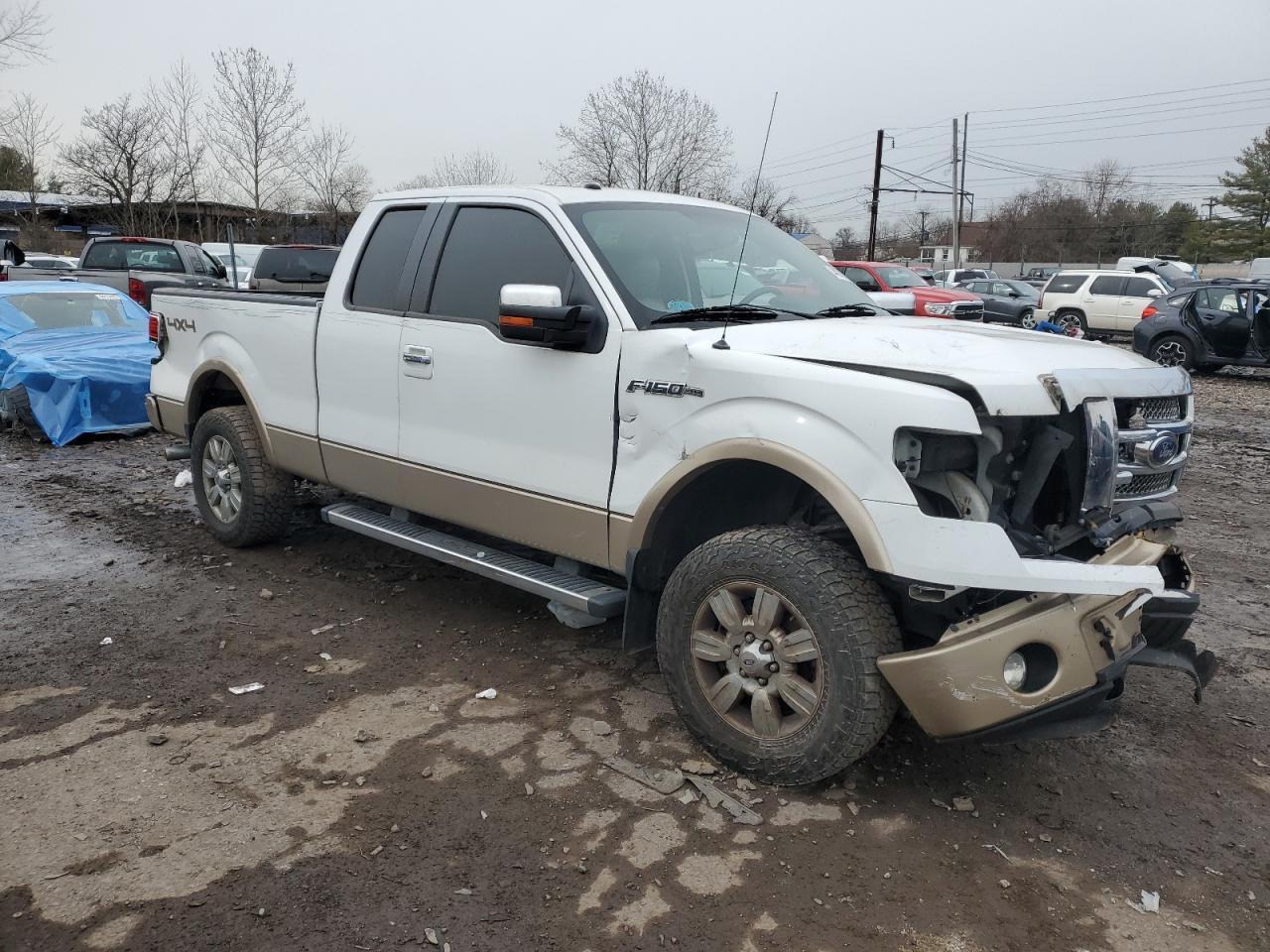 2012 Ford F-150 VIN 1FTFX1EF4CFC67152 Copart auction photo, front end / rear end damage thumbnail 4