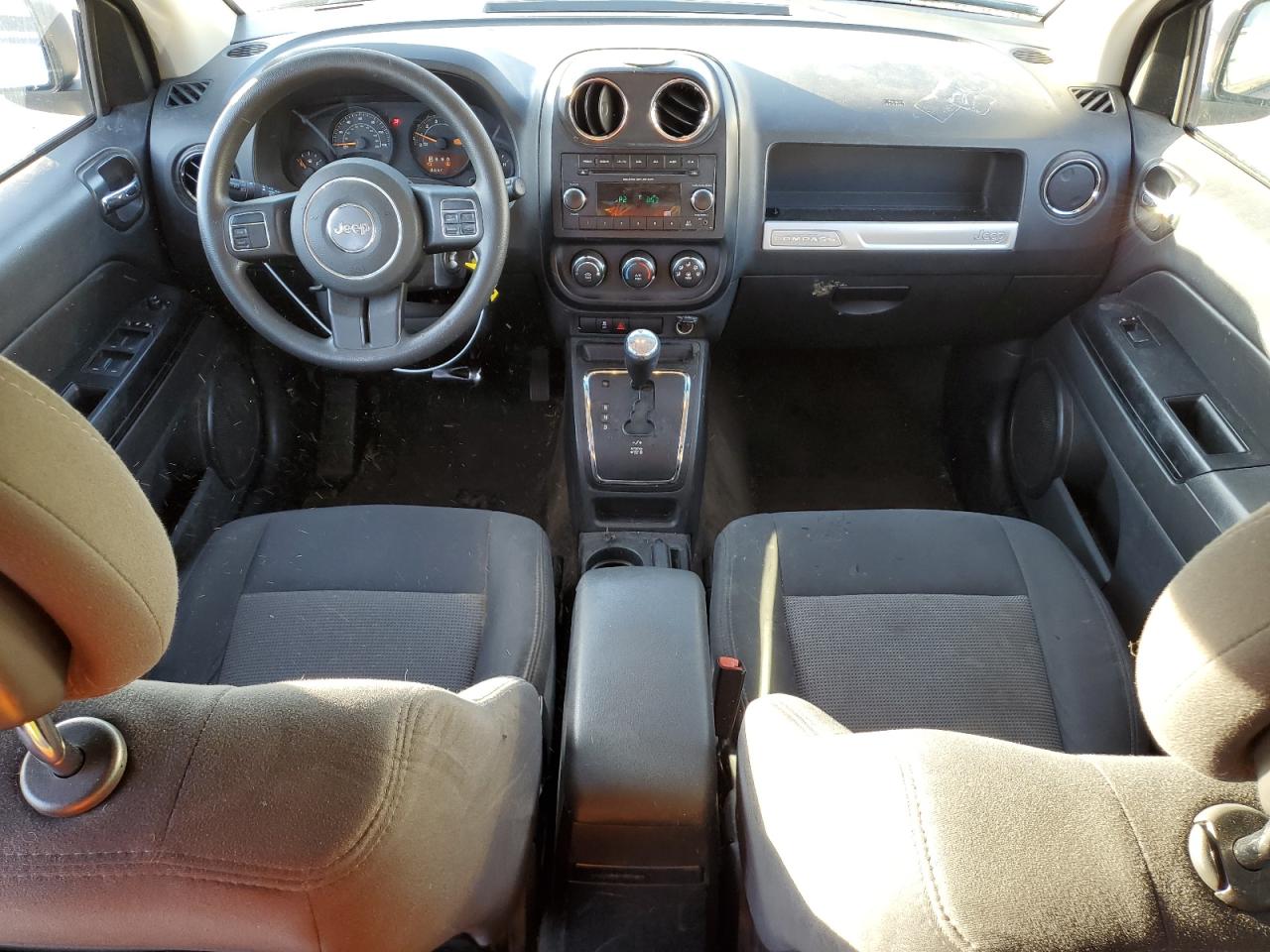 2014 Jeep Compass VIN 1C4NJCBA3ED725764 Copart auction photo, rear end / front end damage thumbnail 8