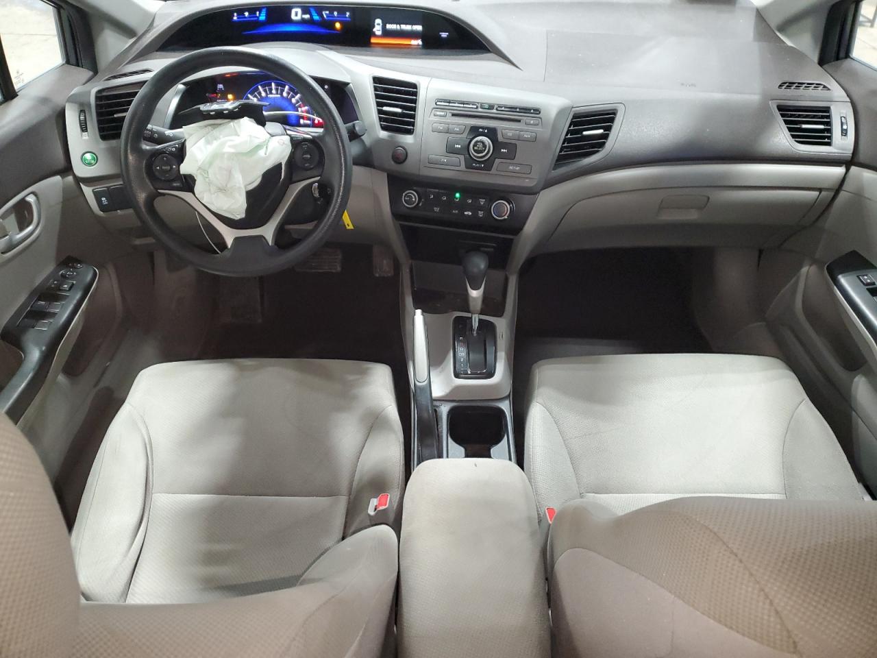 2012 Honda Civic VIN 19XFB2F52CE091352 Copart auction photo, front end / rear end damage thumbnail 8