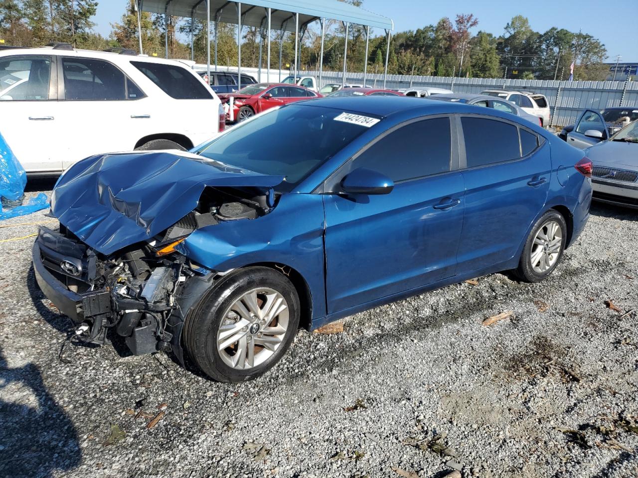 2019 Hyundai Elantra VIN 5NPD84LF5KH435295
