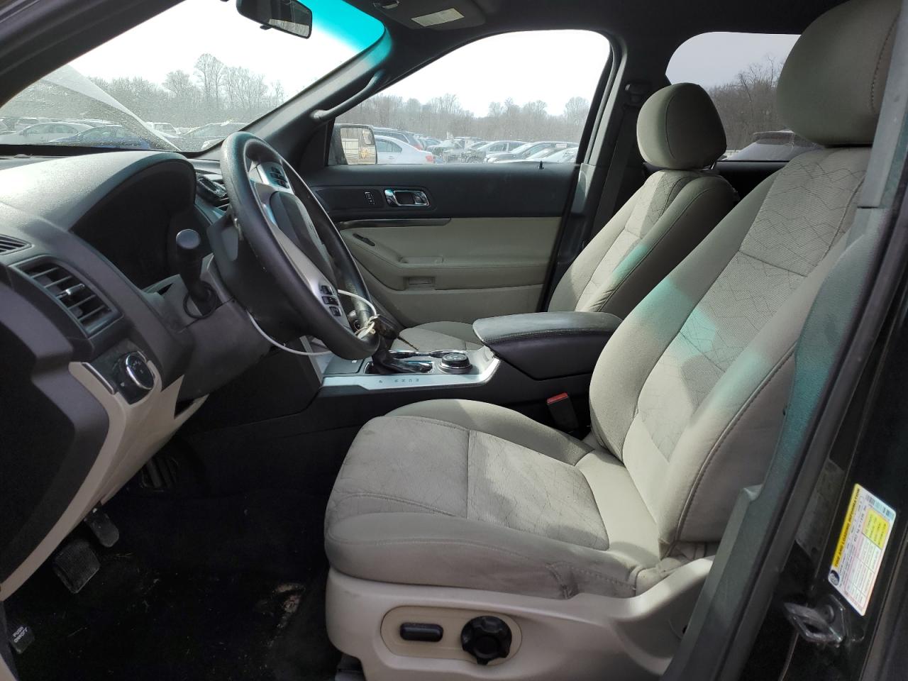 2015 Ford Explorer VIN 1FM5K8B89FGB36236 Copart auction photo, side / front end damage thumbnail 7