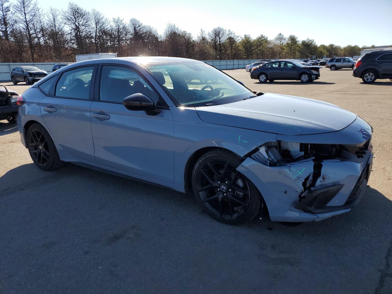 2024 Honda Civic VIN 19XFL2H81RE010483 Copart auction photo, front end / minor dent/scratches damage thumbnail 4