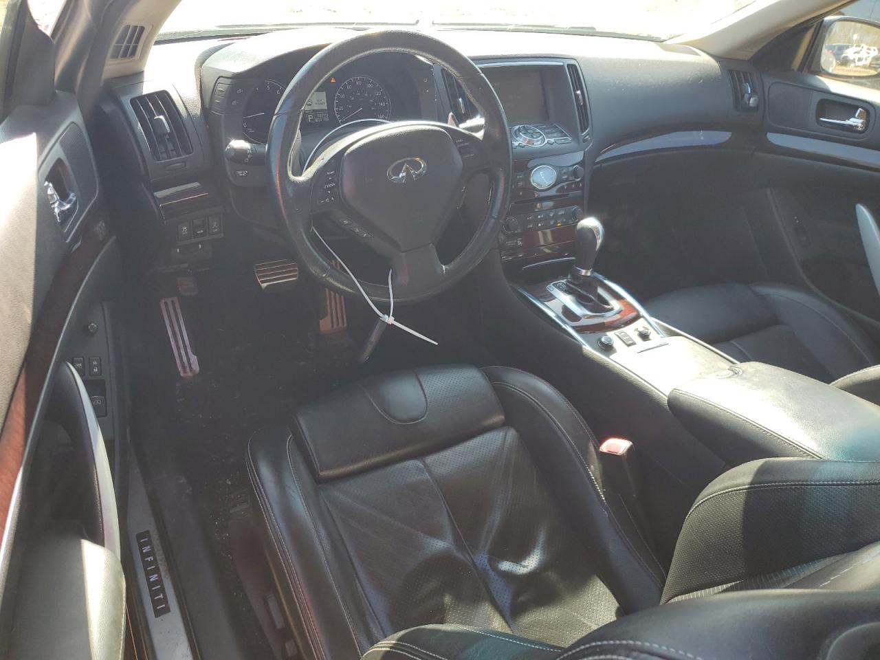 2012 Infiniti G VIN JN1CV6EL2CM470924 Copart auction photo, side / front end damage thumbnail 8
