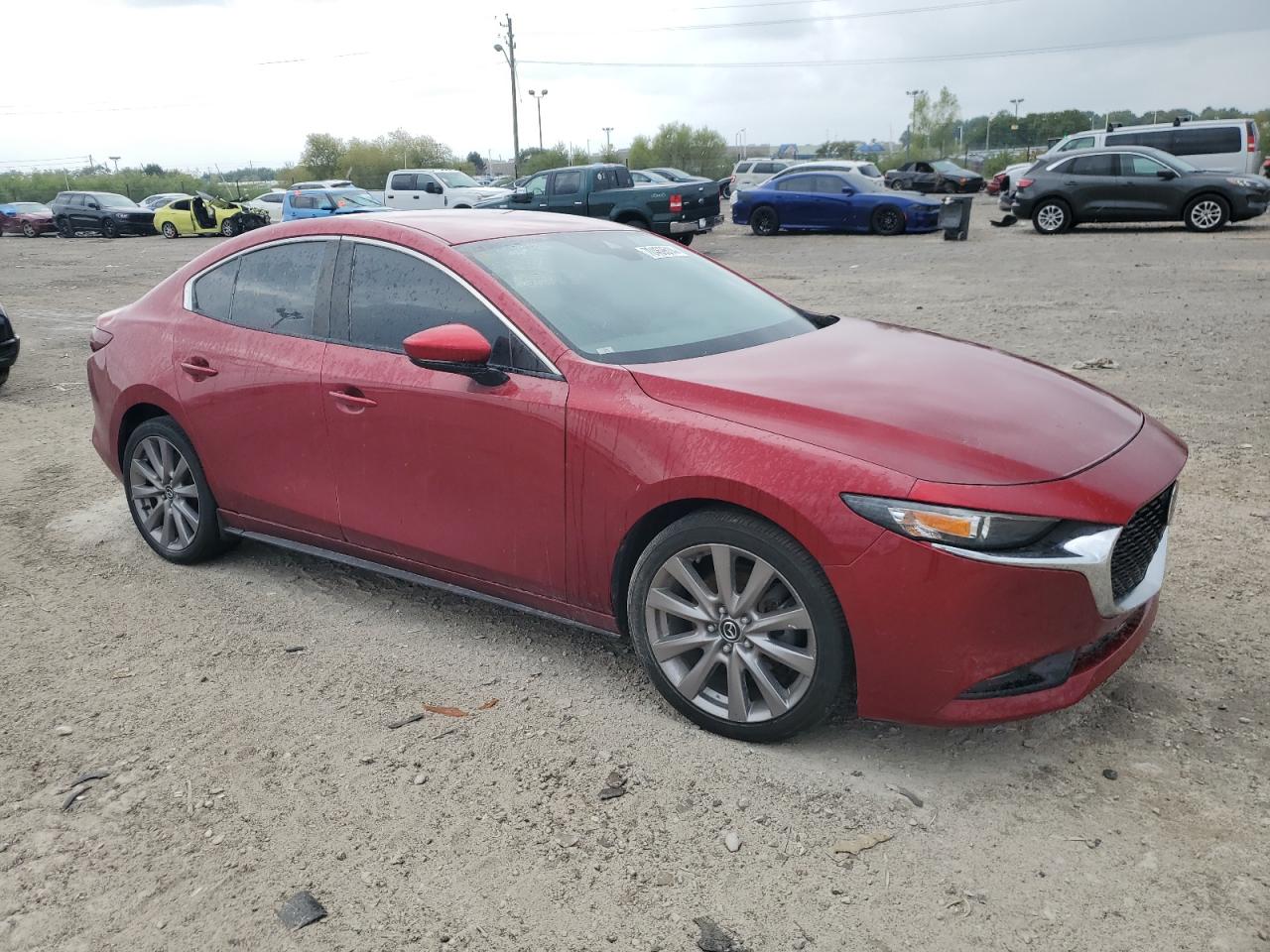 2019 Mazda 3 VIN JM1BPBAMXK1118023 Copart auction photo, rear end / minor dent/scratches damage thumbnail 4