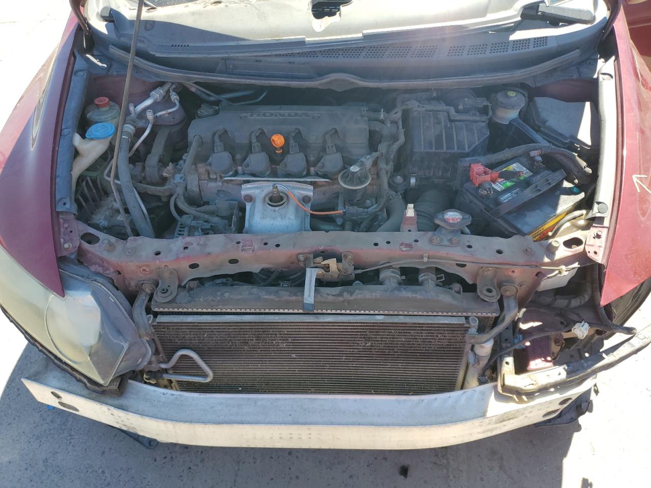 2010 Honda Civic VIN 19XFA1F64AE017546 Copart auction photo, all over damage thumbnail 11